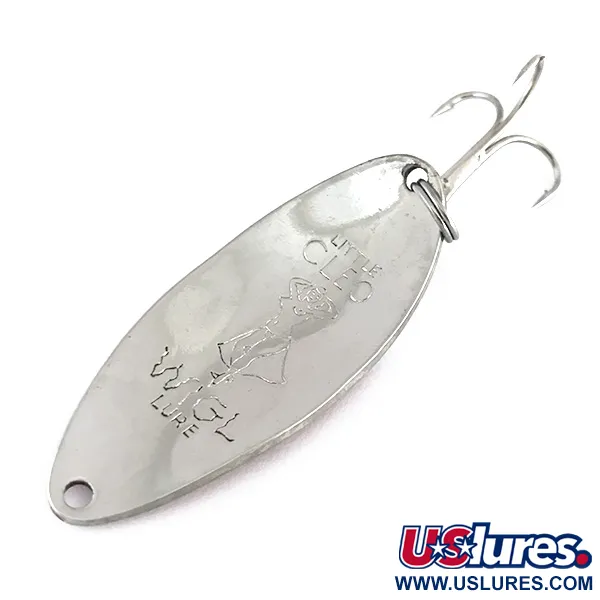 Acme Little Cleo (Hula Girl), червоний/білий/нікель, 14 г, блесна коливалка (колебалка) #8087