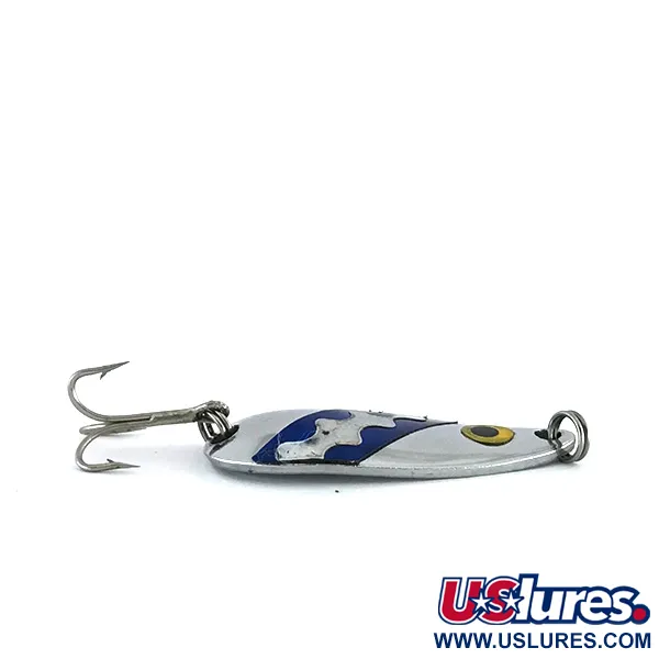  Moriyama, нікель/синій, 7 г, блесна коливалка (колебалка) #8088