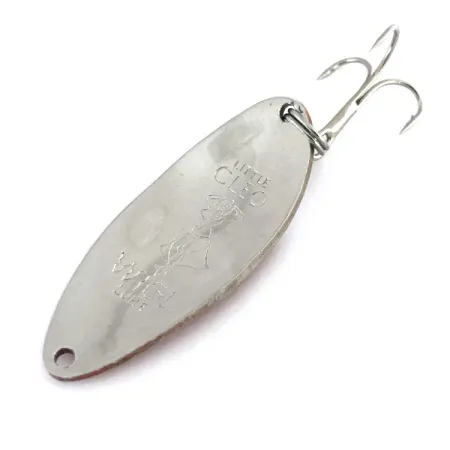 Seneca Little Cleo (Hula Girl), червоний/білий/нікель, 18 г, блесна коливалка (колебалка) #8089