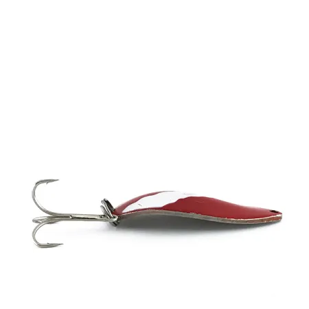 Seneca Little Cleo (Hula Girl), червоний/білий/нікель, 18 г, блесна коливалка (колебалка) #8089