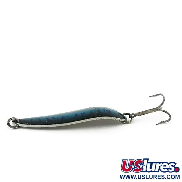 Luhr Jensen Krocodile DIE #5, синій/нікель, 28 г, блесна коливалка (колебалка) #8109