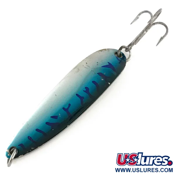 Luhr Jensen Krocodile DIE #5, синій/нікель, 28 г, блесна коливалка (колебалка) #8109