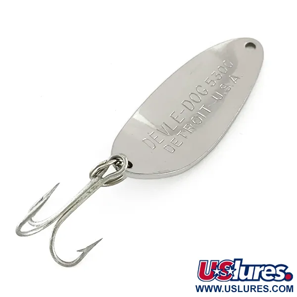 Eppinger Dardevle Devle-Dog 5300, нікель, 10 г, блесна коливалка (колебалка) #8122
