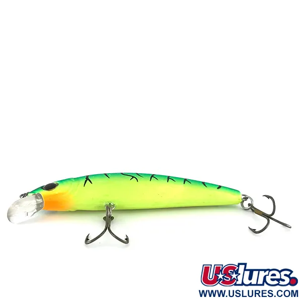  Cotton Cordell 3.5 Minnow RLM510 UV (світиться в ультрафіолеті), Green Tiger, 7 г, воблер #8127