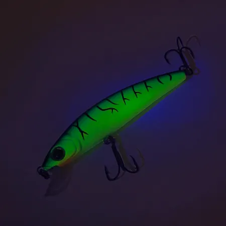 Cotton Cordell 3.5 Minnow RLM510 UV (світиться в ультрафіолеті), Green Tiger, 7 г, воблер #8127
