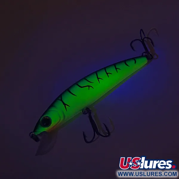  Cotton Cordell 3.5 Minnow RLM510 UV (світиться в ультрафіолеті), Green Tiger, 7 г, воблер #8127