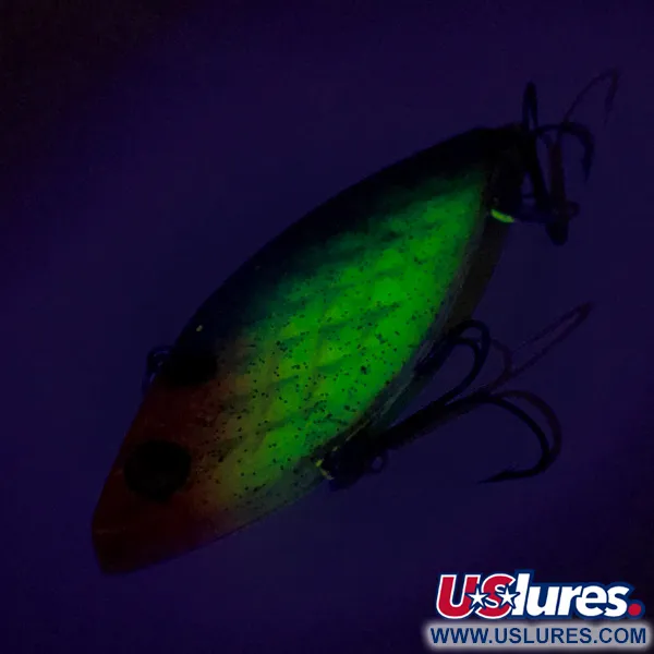  Strike King Diamond Shad UV (світиться в ультрафіолеті), жовтий/зелений/червоний, 14 г, воблер #8136