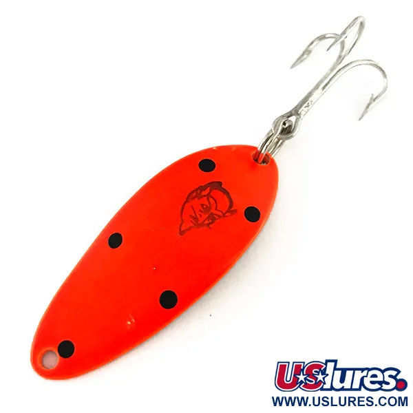 Eppinger Dardevle Devle-Dog 5300 UV (світиться в ультрафіолеті), червоний/чорний/нікель, 10 г, блесна коливалка (колебалка) #8149