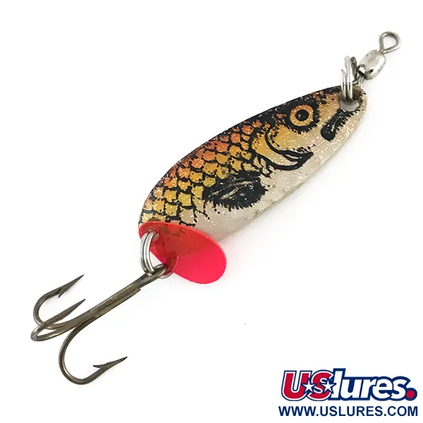 Luhr Jensen Krocodile, коричнева форель, 9 г, блесна коливалка (колебалка) #8154