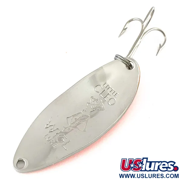 Seneca Little Cleo (Hula Girl), нікель/помаранчевий, 14 г, блесна коливалка (колебалка) #8157