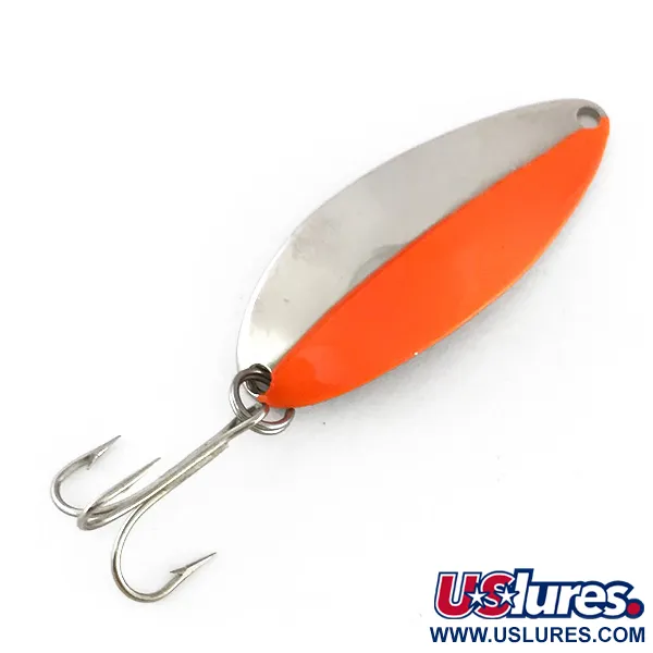 Seneca Little Cleo (Hula Girl), нікель/помаранчевий, 14 г, блесна коливалка (колебалка) #8157