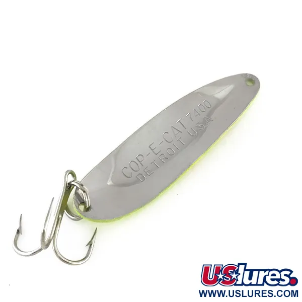 Eppinger Dardevle Cop-E-Cat 7400 UV (світиться в ультрафіолеті), жовтий/червоний/нікель, 14 г, блесна коливалка (колебалка) #8159