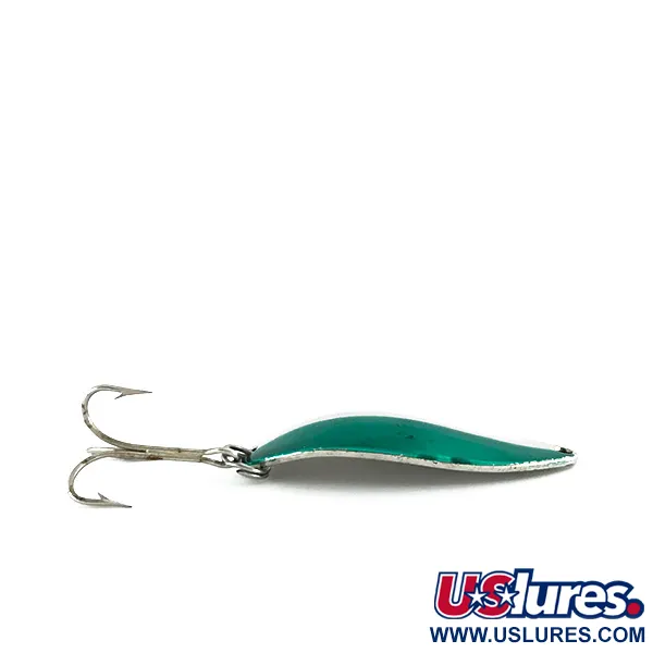 Seneca Little Cleo (Hula Girl), нікель/зелений, 14 г, блесна коливалка (колебалка) #8172