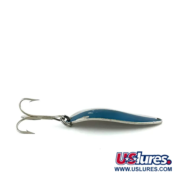 Acme Little Cleo (Hula Girl), нікель/синій, 14 г, блесна коливалка (колебалка) #8173