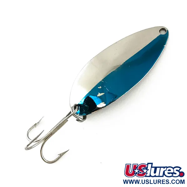 Acme Little Cleo (Hula Girl), нікель/синій, 14 г, блесна коливалка (колебалка) #8173