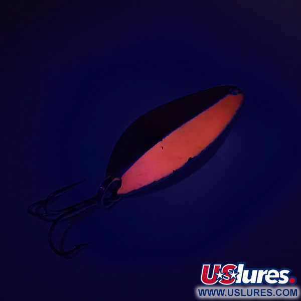 Seneca Little Cleo UV (світиться в ультрафіолеті), нікель/помаранчевий, 7 г, блесна коливалка (колебалка) #8178