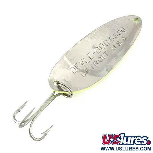 Eppinger Dardevle Devle-Dog 5300 UV (світиться в ультрафіолеті), Five of Diamonds, 10 г, блесна коливалка (колебалка) #8190