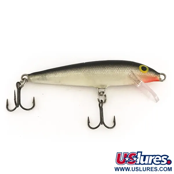 Rapala Original Floater F7, S (Silver), 4 г, воблер #8207