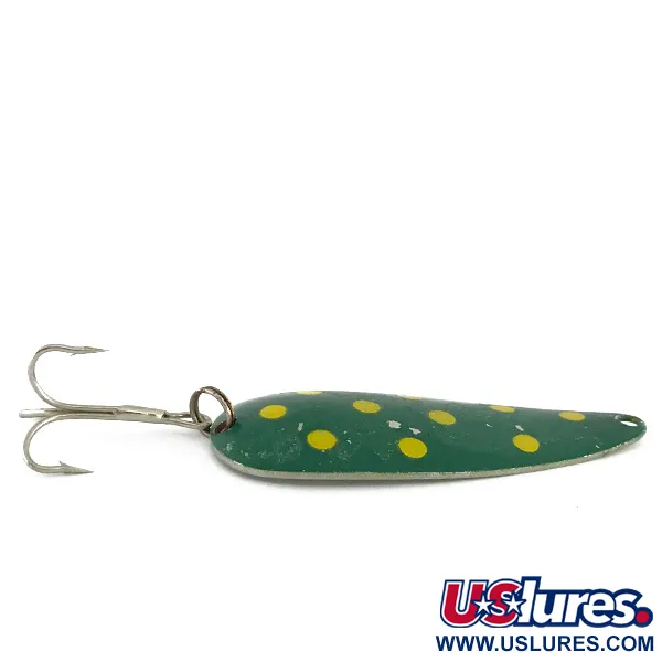 Worth Chippewa Steel Spoon, зелений/жовтий/нікель, 17 г, блесна коливалка (колебалка) #8211
