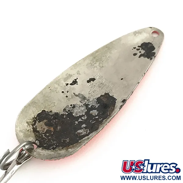  Rainbow Plastics, нікель/рожевий, 16 г, блесна коливалка (колебалка) #8212