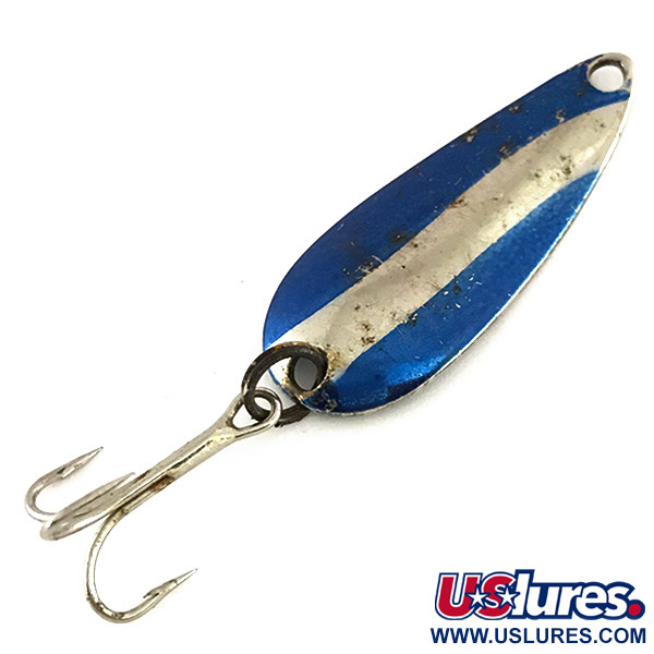 Worth Chippewa Steel Spoon, нікель/синій, 5 г, блесна коливалка (колебалка) #8213