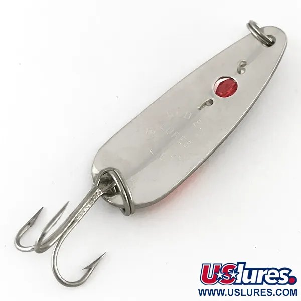 Red Eye Lures Red Eye Evil Eye UV (світиться в ультрафіолеті), нікель/помаранчевий/червоний, 14 г, блесна коливалка (колебалка) #8231