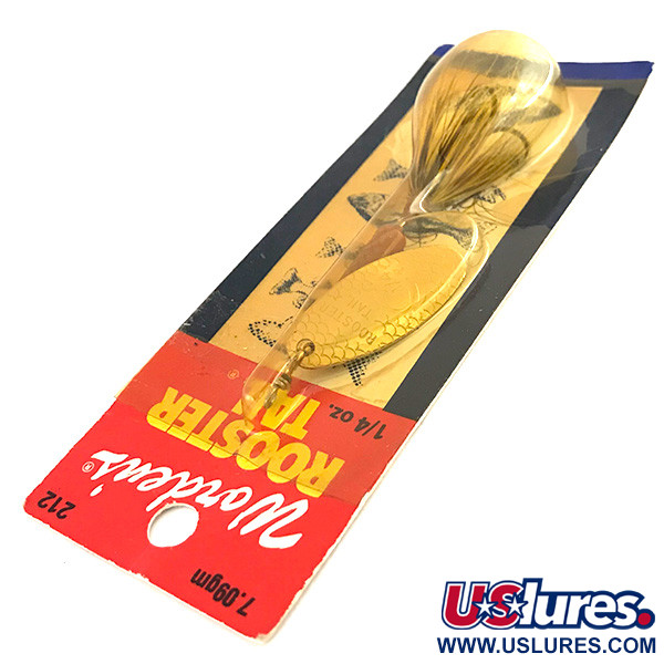 Yakima Bait Worden’s Original Rooster Tail, золото/коричневий, 7 г, блешня оберталка (вертушка) #8237