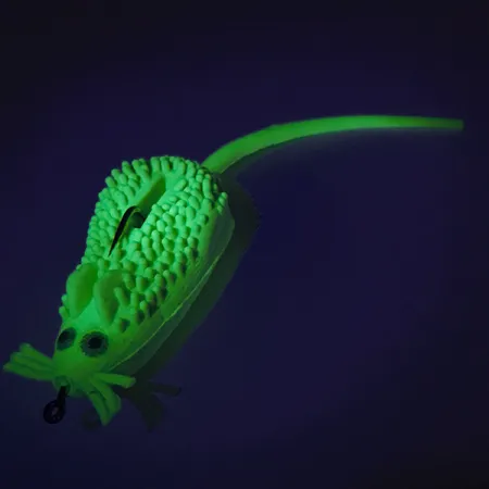 Strike King King Rat UV (світиться в ультрафіолеті), жовтий, 14 г, блесна коливалка (колебалка) #8238