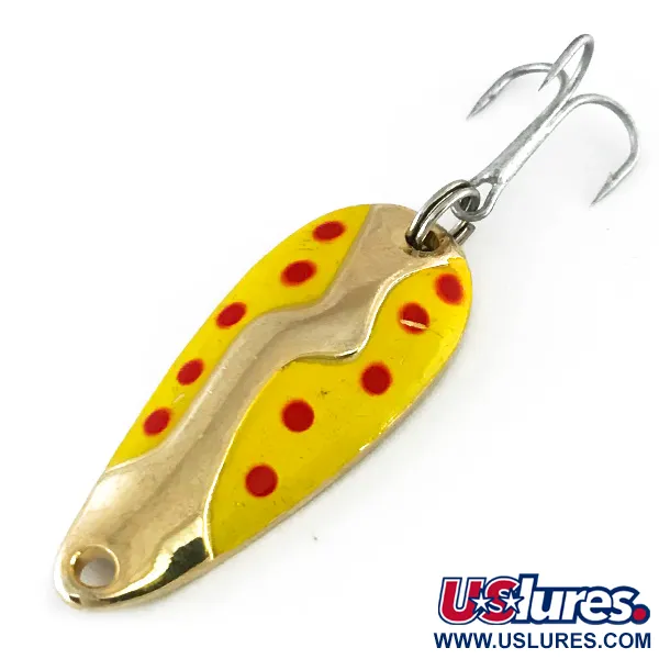 Acme Kamlooper, жовтий/червоний/нікель/золото, 11 г, блесна коливалка (колебалка) #8242