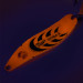  Mepps Syclops 2 UV (світиться в ультрафіолеті), помаранчевий/чорний, 17 г, блесна коливалка (колебалка) #8247