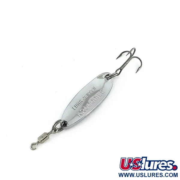 Luhr Jensen Krocodile, нікель, 7 г, блесна коливалка (колебалка) #8250