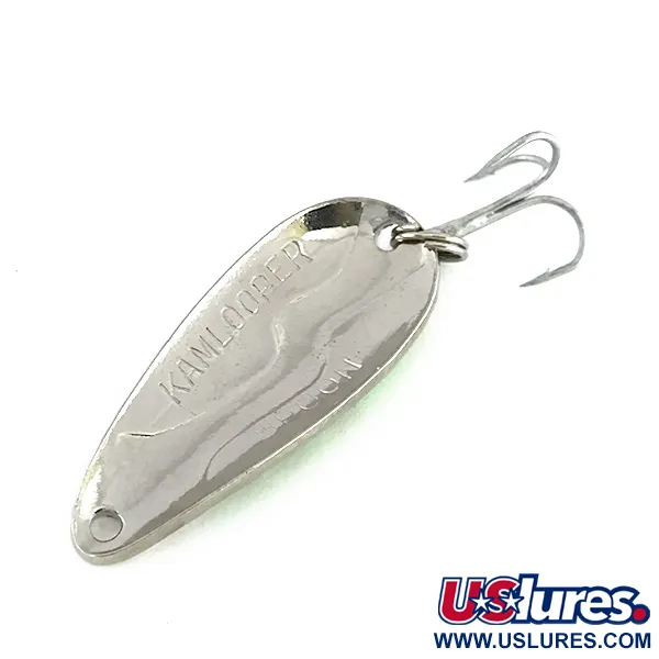 Acme Kamlooper, нікель/зелений/червоний, 11 г, блесна коливалка (колебалка) #8253