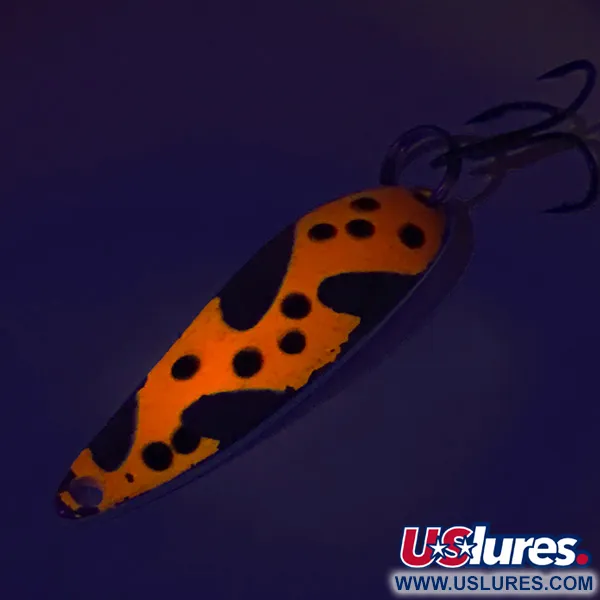 Acme Fiord Spoon UV (світиться в ультрафіолеті), червоний/нікель, 7 г, блесна коливалка (колебалка) #8260