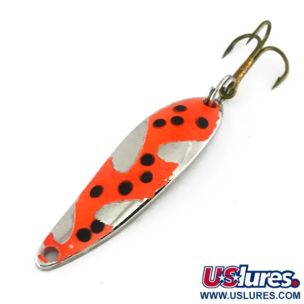 Acme Fiord Spoon UV (світиться в ультрафіолеті), червоний/нікель, 7 г, блесна коливалка (колебалка) #8260