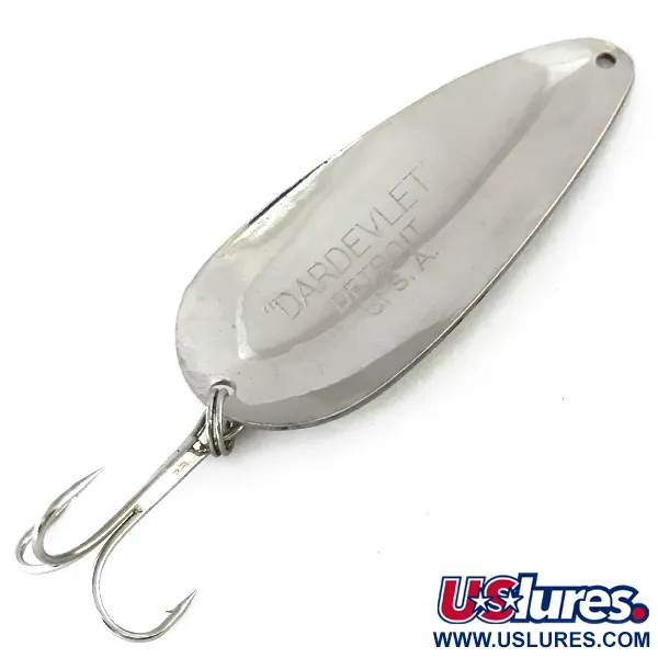 Eppinger Dardevle Dardevlet, нікель, 21 г, блесна коливалка (колебалка) #8267