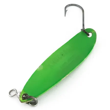 Luhr Jensen Krocodile DIE #5 UV (світиться в ультрафіолеті), зелений, 25 г, блесна коливалка (колебалка) #8270