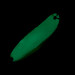 Luhr Jensen Krocodile DIE #5 UV (світиться в ультрафіолеті), зелений, 25 г, блесна коливалка (колебалка) #8270