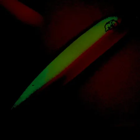 Eppinger Dardevle Big Ed​ Flutter-Chuck 3700 UV (світиться в ультрафіолеті та в темряві), 25 г, блесна коливалка (колебалка) #8279