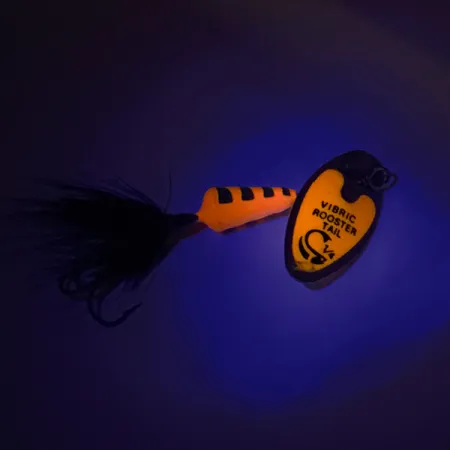 Yakima Bait Vibric Rooster Tail UV (світиться в ультрафіолеті), 7 г, блешня оберталка (вертушка) #8291