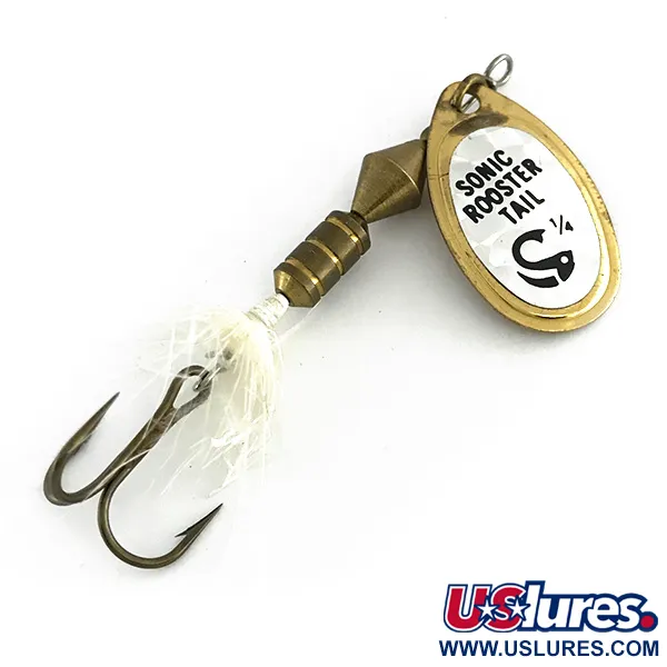 Yakima Bait Sonic Rooster Tail, латунь/райдужна голограма, 7 г, блешня оберталка (вертушка) #8293