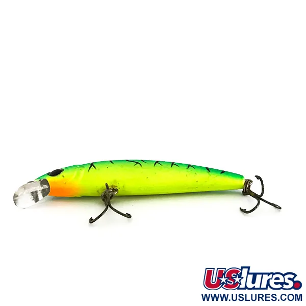  Cotton Cordell 3.5 Minnow RLM510 UV (світиться в ультрафіолеті), Fire Tiger, 7 г, воблер #8298