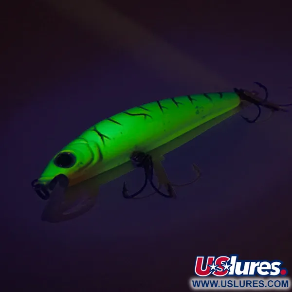  Cotton Cordell 3.5 Minnow RLM510 UV (світиться в ультрафіолеті), Fire Tiger, 7 г, воблер #8298