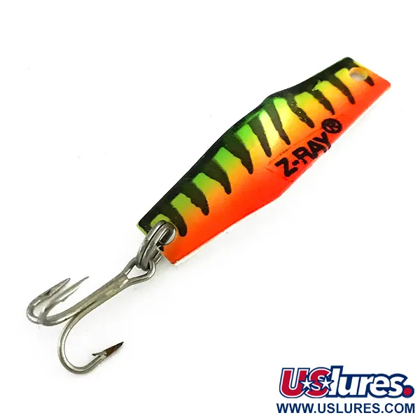 Z-RAY Lures Z-Ray Model 115 UV (світиться в ультрафіолеті), Fir Tiger, 4 г, блесна коливалка (колебалка) #8303