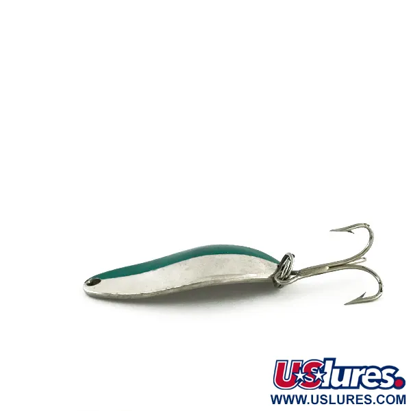 Seneca Little Cleo, нікель/зелений, 7 г, блесна коливалка (колебалка) #8316