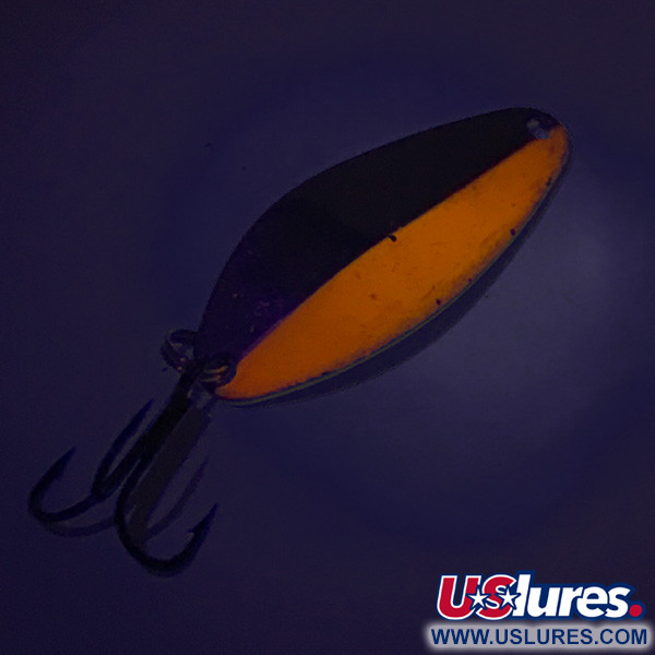  Acme Little Cleo UV (світиться в ультрафіолеті), нікель/помаранчевий, 7 г, блесна коливалка (колебалка) #8322