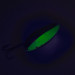 Seneca Little Cleo (Hula Girl, UV - світиться в ультрафіолеті), нікель/зелений, 10 г, блесна коливалка (колебалка) #8324