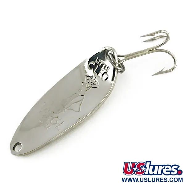 Seneca Little Cleo (Hula Girl), нікель, 10 г, блесна коливалка (колебалка) #8325