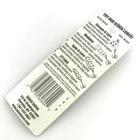 Jake's Lures Lil Jake, золото/червоний, 4,7 г, блесна коливалка (колебалка) #8336