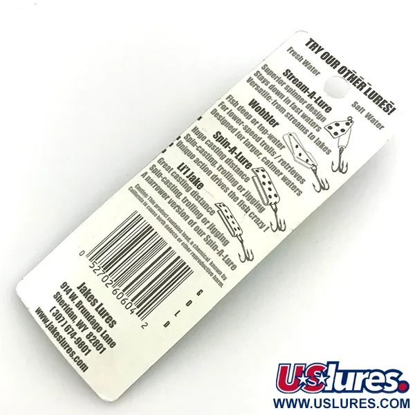  Jake's Lures Lil Jake, золото/червоний, 4,7 г, блесна коливалка (колебалка) #8336