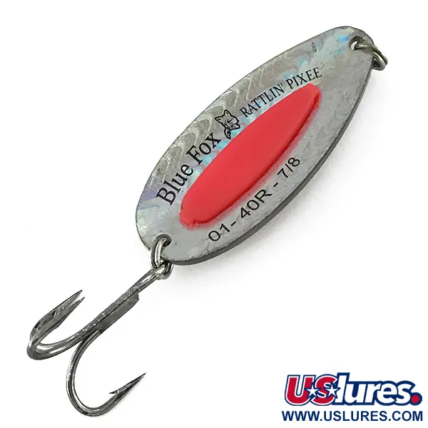  Blue Fox Rattlin Pixee, райдужний чорний/рожевий, 24 г, блесна коливалка (колебалка) #8339